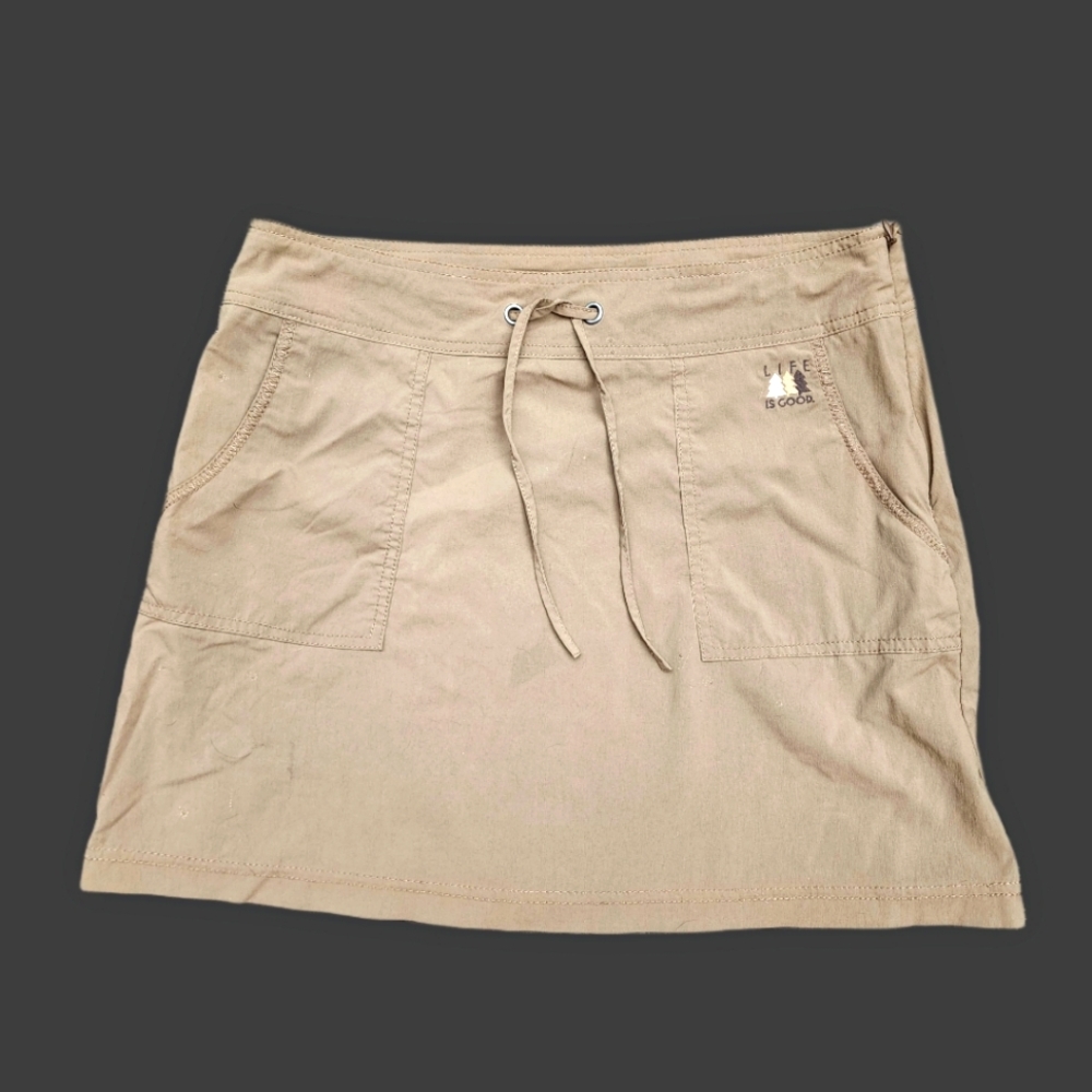 Life is Good Tan Outdoor Skirt Size M